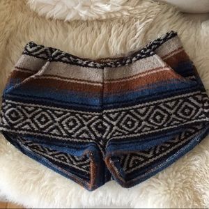 Authentic Mexican Blanket Shorts 😍